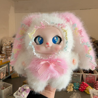 Porte-clés en peluche Loli Bunny, nouveau best-seller, directement de l'usine, poupée en caoutchouc avec bordure en dentelle, unisexe, 14 ans et plus, 18 cm, rembourrage en coton PP