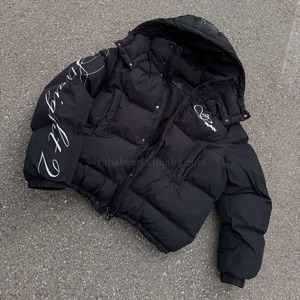 Giacca Invernale Termica Pesante Antivento <span class=keywords><strong>con</strong></span> Ricamo Personalizzato dal Produttore, Cappotto Caldo Imbottito <span class=keywords><strong>con</strong></span> Collo in Pelliccia per <span class=keywords><strong>Uomo</strong></span> - Product Image 6
