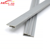 Profil en PVC personnalisé personnalisable polyvalent extrudé en plastique Profil décoré en PVC pour meubles