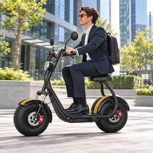 Scooter Eléctrico R1 de 1000W y 32km/h, Disponible en Distribuidores en Brasil, con Asiento Doble - Product Image 6