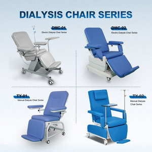 Chaise de dialyse électrique mobile avec capacité de charge de 200 kg, section dorsale réglable, pour utilisation en centre hématologique, design confortable - Product Image 6