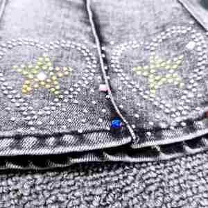 Set di <span class=keywords><strong>Abbigliamento</strong></span> Boutique Professionale per Ragazze, Completo in Jeans Estate 2022 - Product Image 3