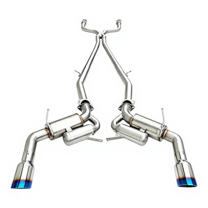 Escape Deportivo Vortex SUS304 con Válvulas para Infiniti Q60 2.0T 2017-2022, Silenciador de Alto Rendimiento con Puntas Azules - Product Image 1