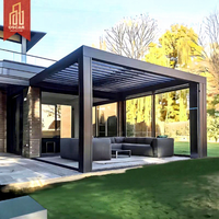 Modernes Glas Baldachin Aluminium Pergola Wasserdichtes Garten Patio Dach 3 X3 3 X4 6 X3 Dekoration und Schatten einziehbare Pergola