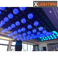 Le prix d'usine de Guangzhou a mené la boule de sphère DMX RGBW lumières cinétiques menées colorées de boule
