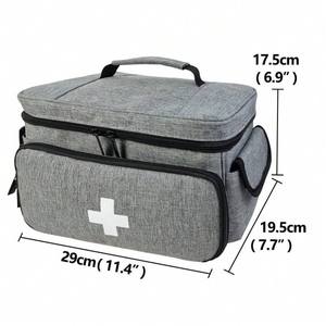 Bolsa de almacenamiento para el hogar, bolsa de viaje de gran capacidad, portátil, para el hogar, almacenamiento familiar, bolsa de Kit <span class=keywords><strong>Medici</strong></span> de emergencia, - Product Image 4