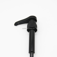 Qualité alimentaire 28mm 28/400 28/410 Noir Blanc Couleur Personnalisée Pompe à Sirop en Plastique avec Tête de Pompe Longue Utilisation Sauce 5cc 8cc 10cc 15cc 20cc