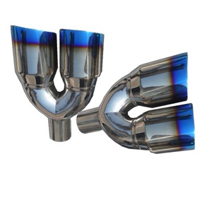 자동차 액세서리 배기 테일 파이프 스테인레스 스틸 배기 팁 자동차 - Product Image 6