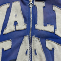 Mode hommes survêtement pantalons de survêtement évasés et ensembles de sweat à capuche zippé personnalisé Dtg imprimé blanc français éponge sweats à capuche zippés ensemble de joggers