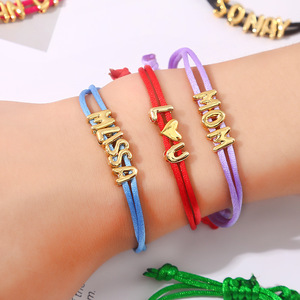 Braccialetto Fai-da-Te con Lettere a Bolle Intrecciate a Mano, Certificazione CE, Regalo per San Valentino e <span class=keywords><strong>Festa</strong></span> della <span class=keywords><strong>Mamma</strong></span> - Product Image 2