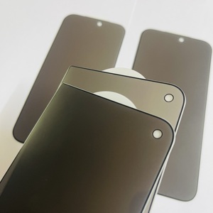 Nouveau protecteur d'écran de téléphone en verre trempé anti-espion 3D 9H, protecteur d'écran de confidentialité pour <span class=keywords><strong>iPhone</strong></span> Duo 18 <span class=keywords><strong>Pro</strong></span> Max - Product Image 3