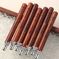 Lot de 12 pinceaux à ongles détachables en bois de santal, marque privée, vente en gros, poils en nylon haute élasticité, pour gel et peinture