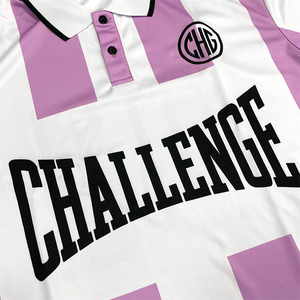 Classic Striped Retro Soccer Jersey Custom <b>Patchwork</b> Embroidered Logo Breathable Oversized Polyester Sports Soccer <b>Shirt</b> - Product Image 3