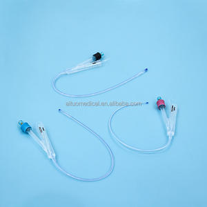 Catéter de <span class=keywords><strong>Foley</strong></span> de Silicona Médica Animal de Dos Vías de 700 mm y 6FR con Estilete y Línea de Desarrollo - Product Image 6