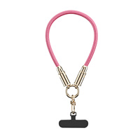 Cable USB C a C de 60W PD con Cordón, para Llevar Cruzado al Cuerpo, 1.2M, para Muñeca 0.3M, Aleación de Zinc OD6.0, Tejido, Carga Rápida para iPhone y Android