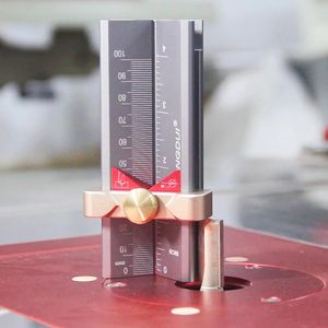 टेबल देखा रूटर ऊंचाई सर्वेक्षण Woodworking उपकरण ड्रिल गहराई नापने का यंत्र ड्रिल बंद उपाय ड्रिल कटर कोण गेज - Product Image 4