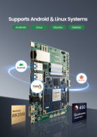 NPU Android/Linux 4GB RK3568 Dev Arm Embedded SOM SBC Rockchip Tiny Single Board Computer 4G Wifi Kits de placas de desarrollo
