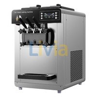 Vente - Machine à glace molle de table entièrement automatique à faible consommation d'énergie, fabriquée en Chine