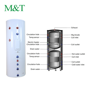พลังงานแสงอาทิตย์เครื่องปรับอากาศและปั๊มความร้อนเครื่องทำน้ำอุ่น200l บัฟเฟอร์ถังออกแบบ - Product Image 2