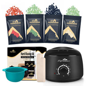 โรงงานไลฟ์สแตนซ์ ขายส่ง 100 กรัม 300 กรัม 500 กรัม 1000 กรัม รับผลิต (OEM) น้ำตาลโรซิน แว็กซ์กำจัดขนแบบอุ่นทันที สำหรับกำจัดขน - Product Image 1