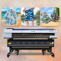 Nouvelle imprimante textile à sublimation haute vitesse I3200-A1 de 1,9 m, 4 cartouches, impression automatique DYE pour chapeaux, maillots de bain, jouets en peluche, drapeaux