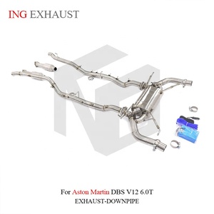 Sistema de Escape CatBack Valvetronic de Acero Inoxidable ING con Tubos Delanteros para <span class=keywords><strong>Aston</strong></span> Martin DBS V12 6.0T, Piezas de Alto Rendimiento al por Mayor - Product Image 4
