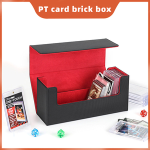 Cartes d'évaluation de collecte PT magnétiques puissantes multifonctionnelles en cuir PU de grande capacité Boîte à briques pour <span class=keywords><strong>Magic</strong></span> - Product Image 2