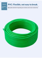 Câble Ethernet Cat6a Vert Super Six Catégorie UTP PVC Intérieur/Extérieur Réseau 8 Conducteurs Cuivre Sans Oxygène Paire Torsadée Gigabit