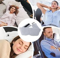 Compresse oculaire chaude activée par micro-ondes pondérée Positionneurs fonctionnels et oreillers Masque pour les yeux