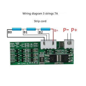 BMS 3S 4S 11.1V 14.8V 7A Li-ion Lithium Battery Charger Board overcharge over-xả bảo vệ cho công cụ điện/động cơ - Product Image 5