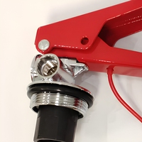 Extincteur haute pression, tête de valve d'extincteur avec goupille de sécurité pour équipement incendie