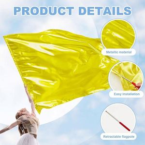 Banderas Publicitarias de Alas de Ángel Personalizadas de Alta Calidad, Estandartes de Seda para Danza y Adoración, Impresión en Serigrafía, Precio Bajo al por Mayor - Product Image 3