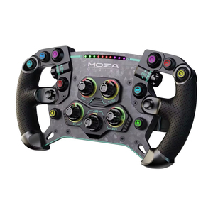 Moza Racing Gs V2p Sim Steering Wheel 300mm Rim Programmable Rgb Mechanical Buttons Aluminum Quick Release <b>Pc</b> Gs V2p Gt Welcome - Product Image 5