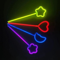 Baguette Magique Néon Fluorescente 001 – Jouet Enfant pour Fête Dansante, Concert, Accessoire de Cheerleading, Noël, Halloween, Intérieur