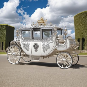 Royal Horse Véhicule de tourisme sans chevaux à 4 roues pour mariages et visites, avec 1 à 3 places - Product Image 4