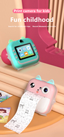 Cámara Digital para Niños SourcingArk Kidiway, Resolución de Video HD, Mini Impresora Térmica Instantánea con MicroSD, Plástico Q5