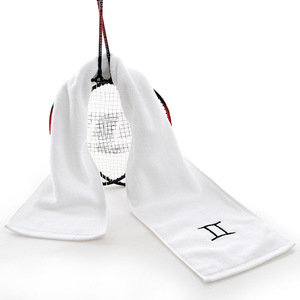 Serviette de sport Xinshang 20x110 cm en coton à séchage rapide avec motif brodé Constellation pour l'entraînement en salle de sport - Product Image 5