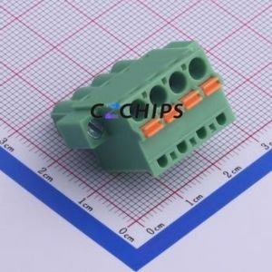 KF2EDGKDM-5.0-4P Plug-in Terminal Block P=5mm Connector Plug Screw Fixing 1x4P 5mm - Product Image 2