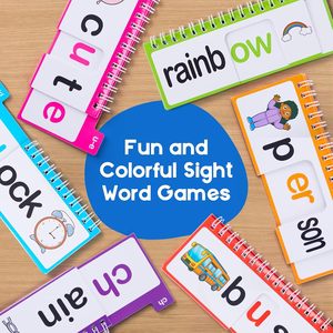 New 40 Phonics Word Family Flip <b>Books</b> <b>Educational</b> Toys Study for Kids - Product Image 3