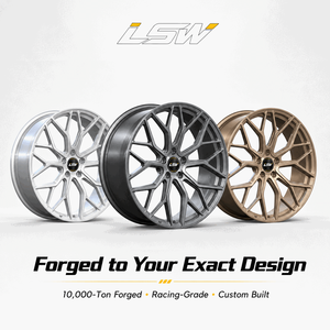 LS8013 LSW Aluminum Polished Multi <b>Spoke</b> <b>Wheel</b> One Piece Cast for Passenger Car Retrofit Upgrade - Product Image 5