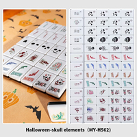 Jeu de tuiles de Mahjong américain en acrylique sur le thème d'Halloween, format portable, tuiles de jeu de Mahjong pour fête, logo personnalisé d'usine, OEM