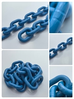 Chaîne de levage soudée Z2LIFTING de qualité 100, zinguée, pour applications de levage industrielles, facteur de sécurité 4:1