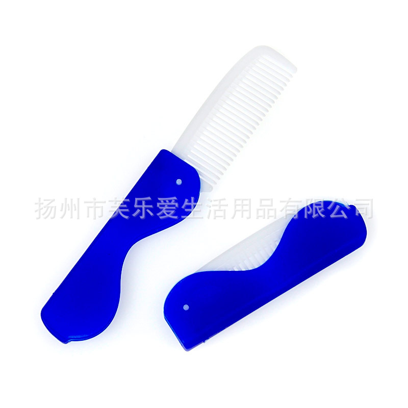 Peigne pliant, bleu