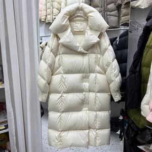 Veste d'hiver en duvet d'oie authentique haut de gamme 2025 pour femmes, ample et épaisse |   Femmes portant des doudounes - Product Image 6