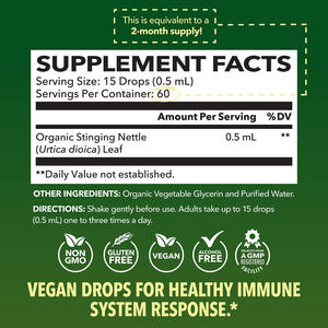 Brandnetel Worteldruppels 60 Ml Vloeibare Brandnetel Blad Gezondheid Food Grade Energiesupplement Oem Pakket - Product Image 3