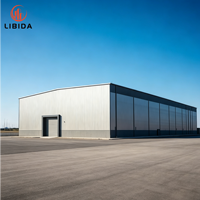 Atelier d'usine en structure métallique préfabriquée, usine de traitement des métaux préconçue, bâtiment d'atelier à ossature métallique sur mesure