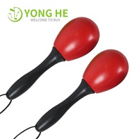 Colorful Plastic Maracas Orff Percussion Instrument Montessori Educational Toy for Kids Early Music Learning & Kindergarten Use