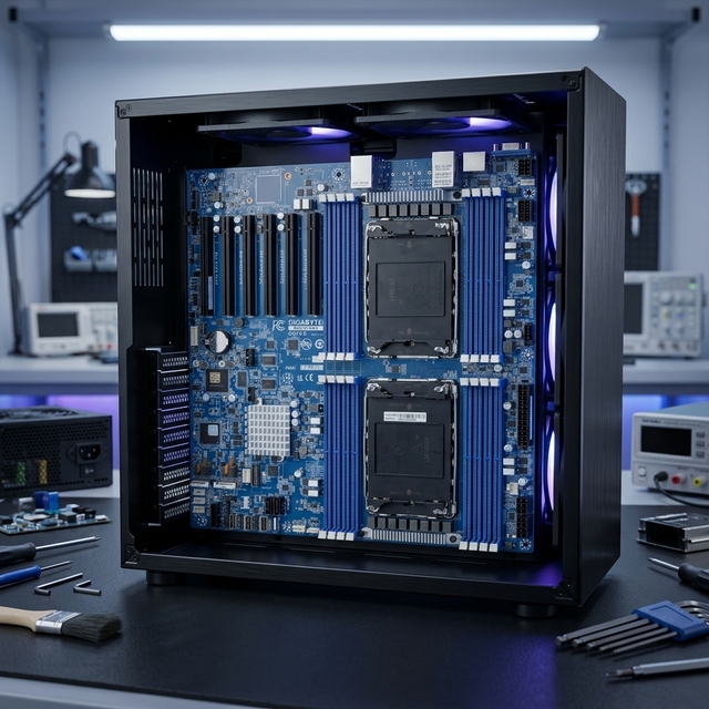 MS73-HB1 Intel Xeon Scalable Gen4 Gen5 Dual Socket Server Motherboard LGA4677 DDR5 PCIe 5.0 Enterprise Data Center Platform