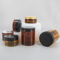 Pots en plastique PET personnalisés, contenants pour pommades pharmaceutiques, pots cosmétiques avec couvercle à vis, emballage pour crème ou baume médical, 20g 200ml