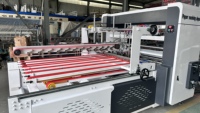 Máquina Plegadora y Encoladora de Velocidad Ajustable con Estándar CE QZD, Máquina Formadora de Cajas de Cartón Corrugado, Máquina Encoladora de Cartón